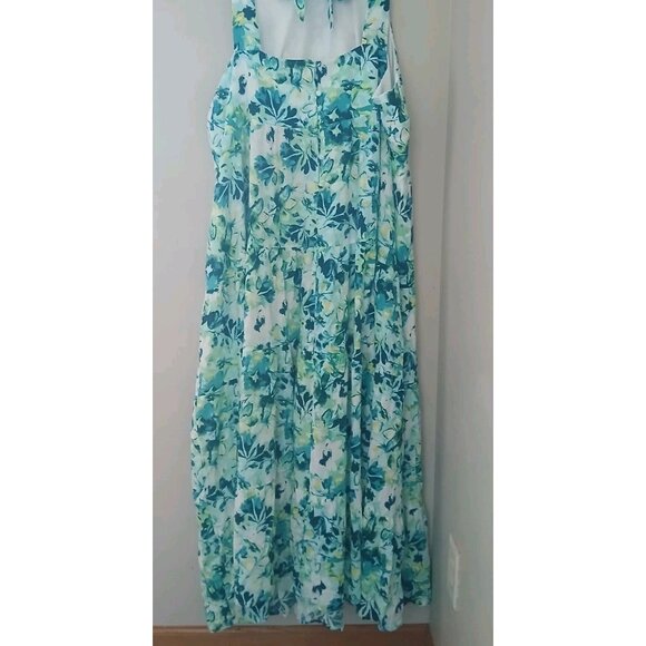 New Torrid Washable Gauze Halter Tiered Dress - Picture 8 of 12